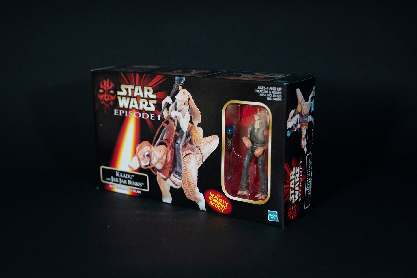 Kadu and Jar Jar Binks with Energy Ball Atatl, Star Wars, Episode 1, Hasbro, 1998, Box Sealed