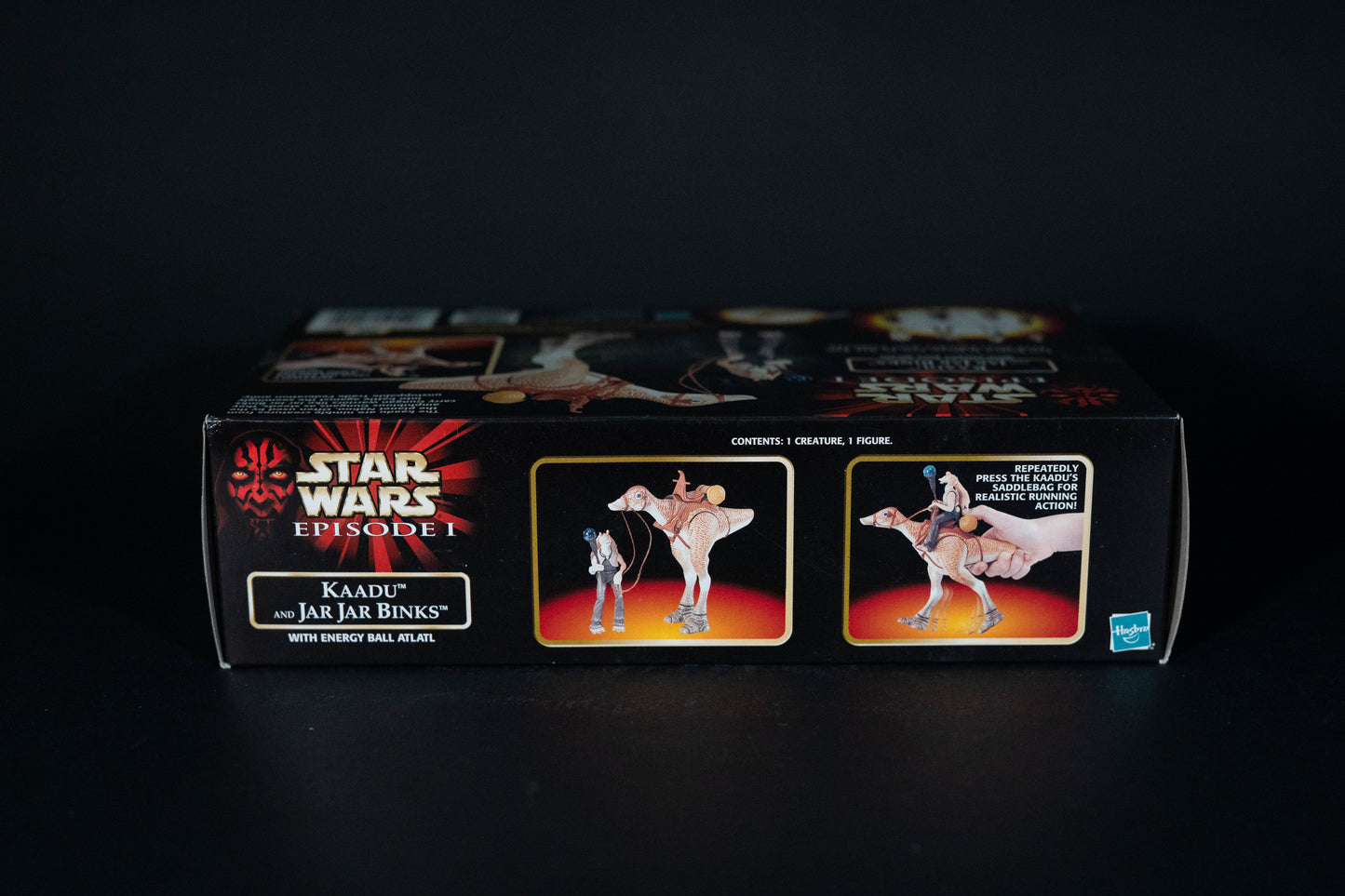 Kadu and Jar Jar Binks with Energy Ball Atatl, Star Wars, Episode 1, Hasbro, 1998, Box Sealed