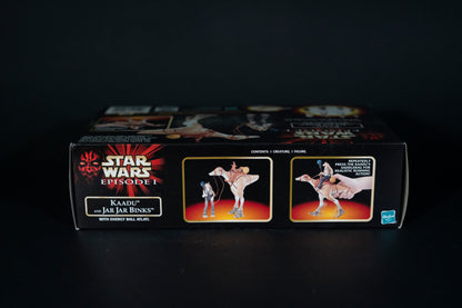 Kadu and Jar Jar Binks with Energy Ball Atatl, Star Wars, Episode 1, Hasbro, 1998, Box Sealed
