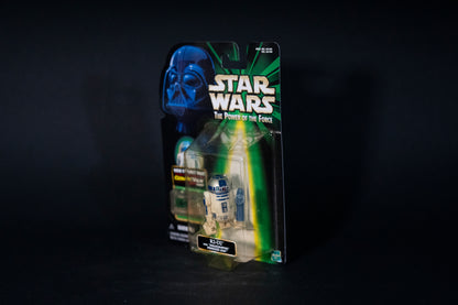 R2-D2 with 'Holographic' Princess Leia, Star Wars, The Power of the Force, Comm Talk Chip, Hasbro, 1999, Box Sealed