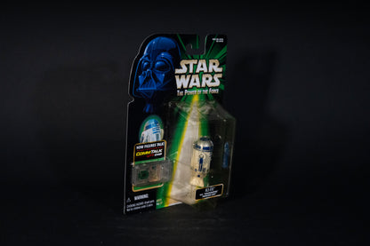R2-D2 with 'Holographic' Princess Leia, Star Wars, The Power of the Force, Comm Talk Chip, Hasbro, 1999, Box Sealed