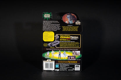 Greedo with Blaster, Star Wars, The Power of the Force, Comm Talk Chip, Hasbro, 1999, Box Sealed