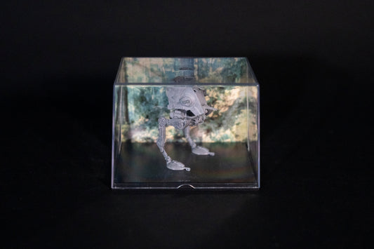 AT-ST, Star Wars, DeAgostini, in acrylic case