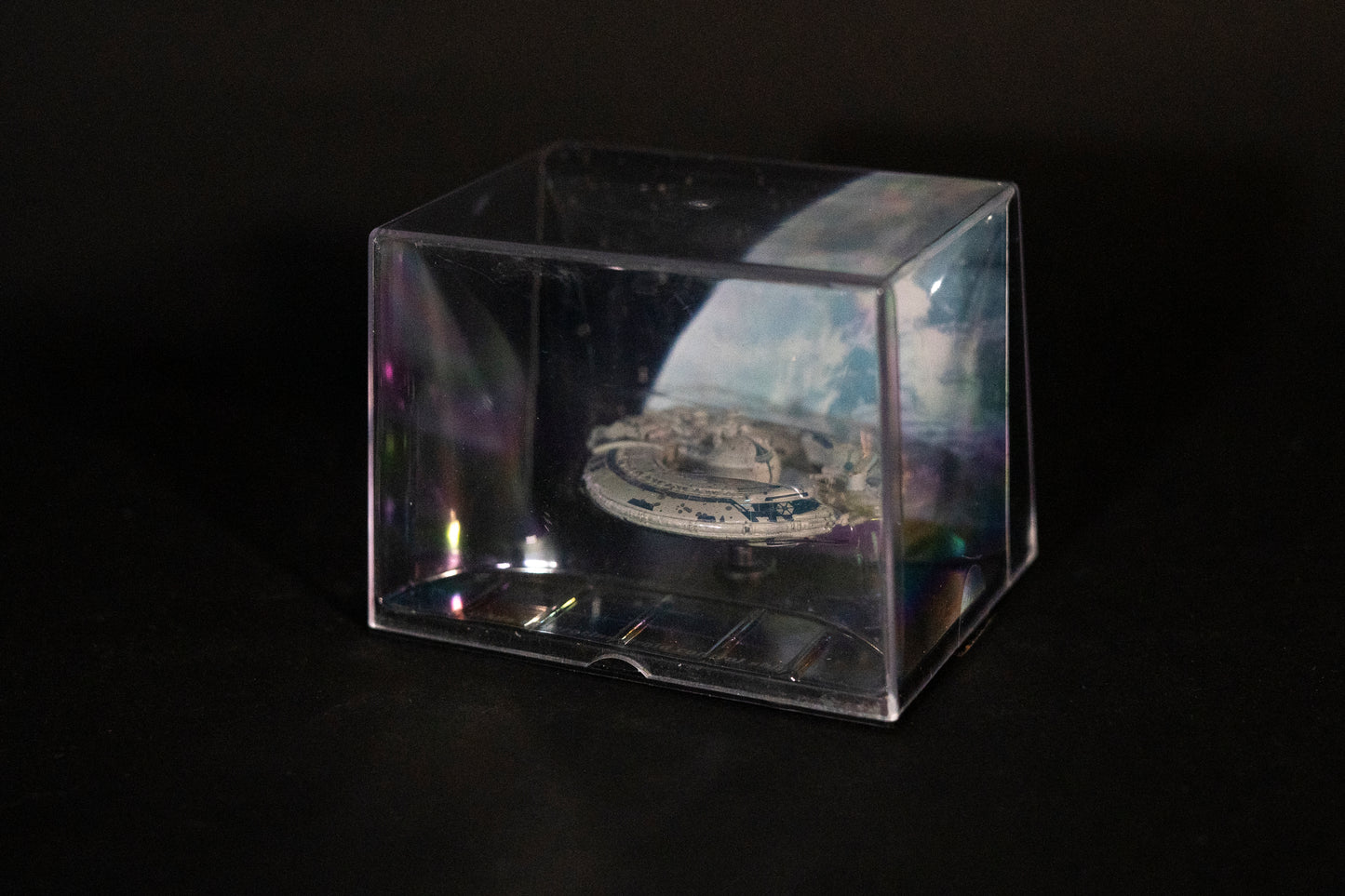 Trade Federation Droid Control Ship, Star Wars, DeAgostini, in acrylic case