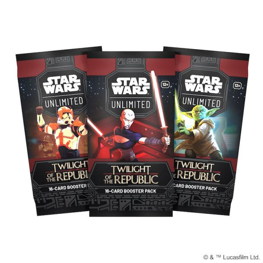 Star Wars: Unlimited Twilight of the Republic Booster Pack, New Sealed