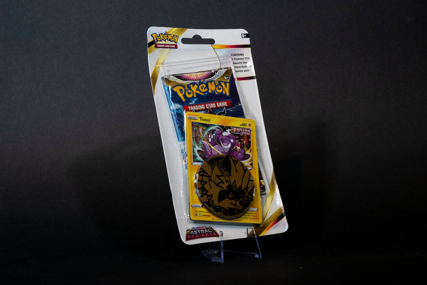 Pokémon TCG, Toxel, Astral Radiance Checklane Blister, Sword & Shield, New Sealed, English