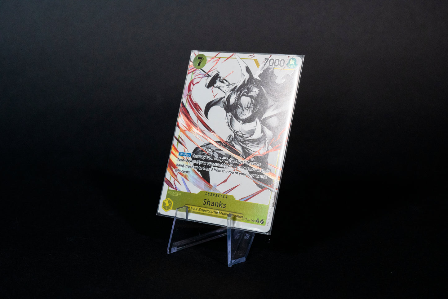 ST13-009, Shanks, One Piece, Ultra Deck: The Three Brothers, Common Alternative Art, Ungraded, English