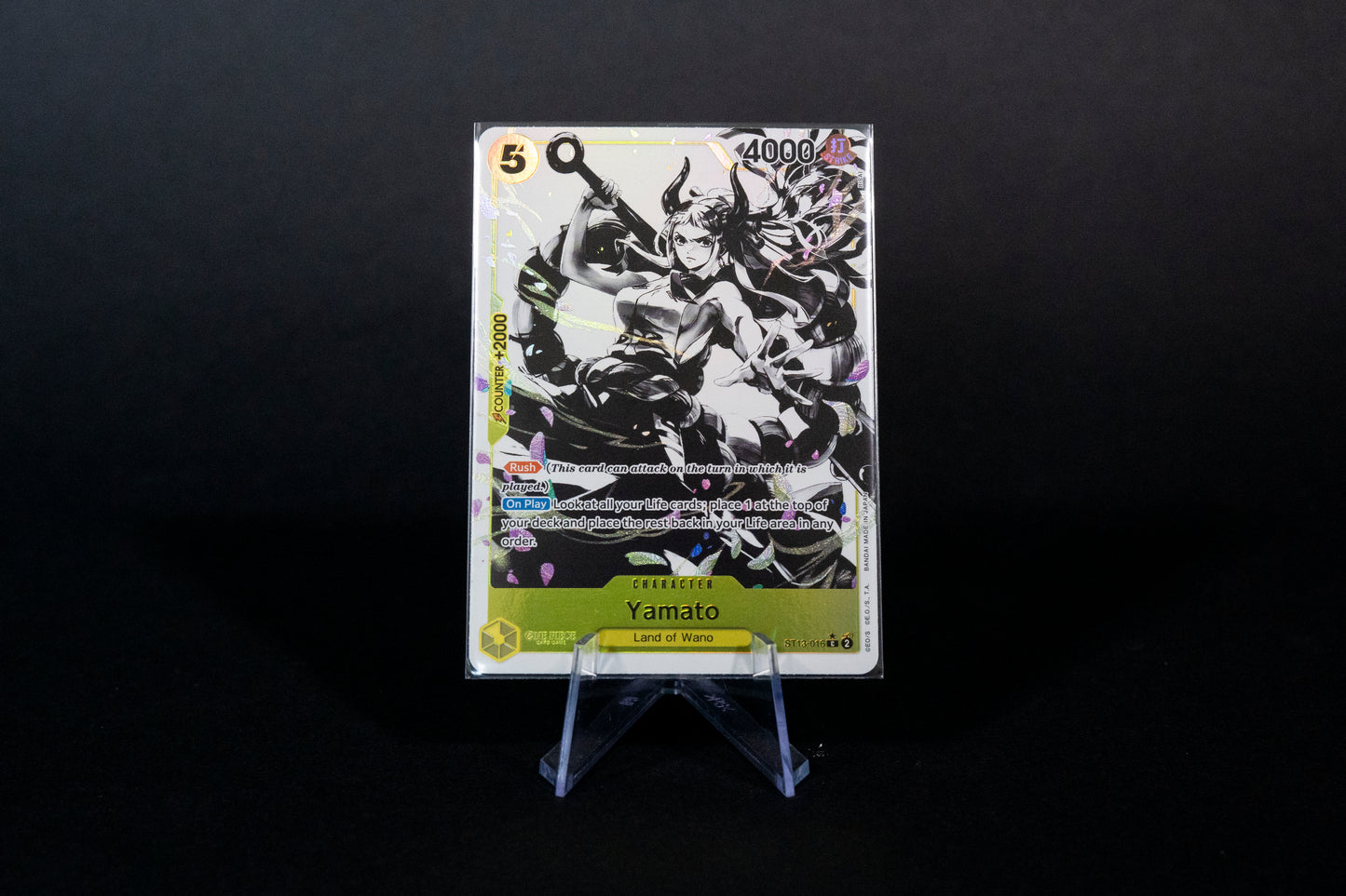 ST13-016, Yamato, One Piece, Ultra Deck: The Three Brothers, Common Alternative Art, Ungraded, English