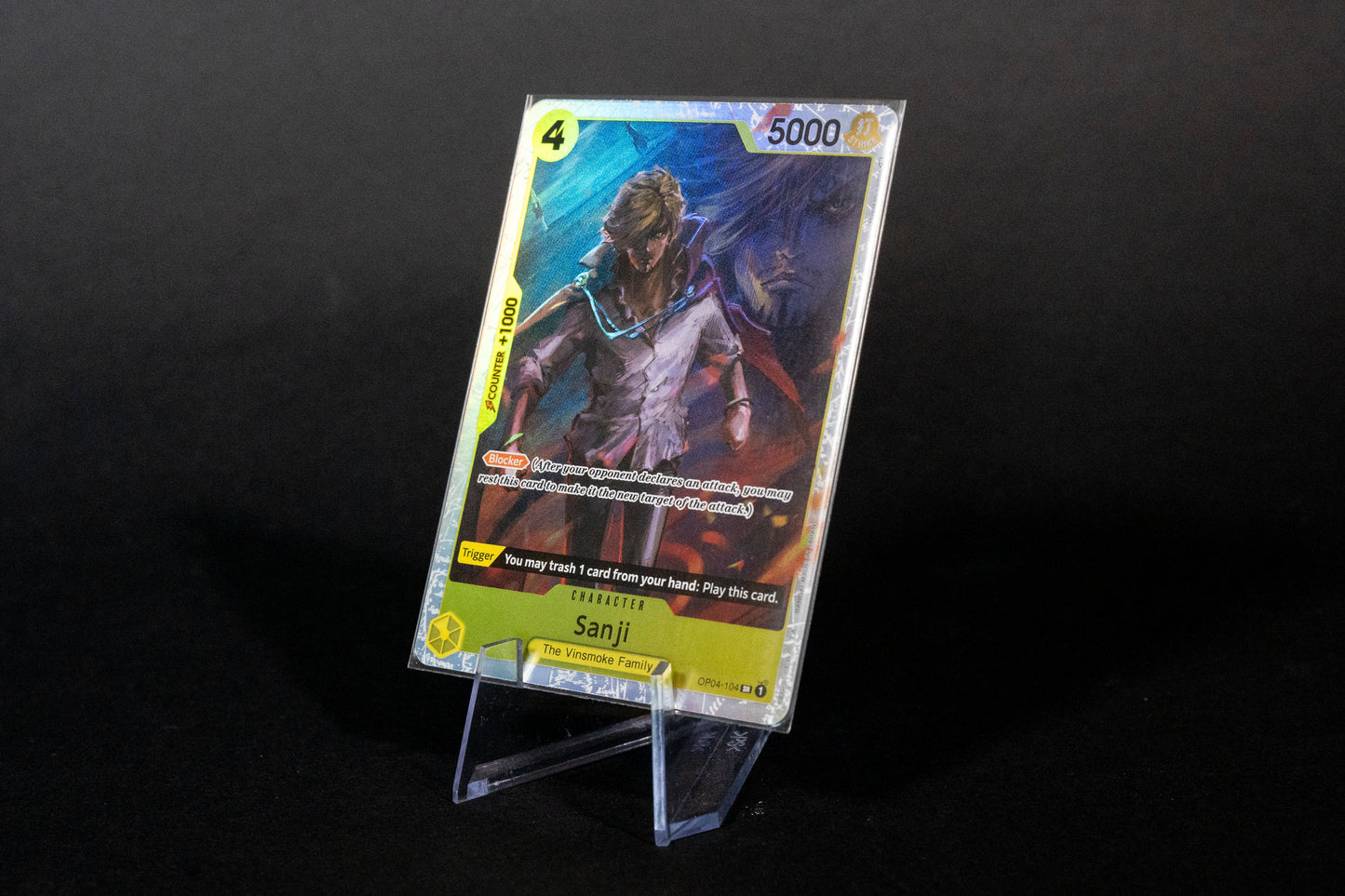 OP04-104, Sanji, One Piece, Kingdoms of Intrigue, Super Rare, Ungraded, English