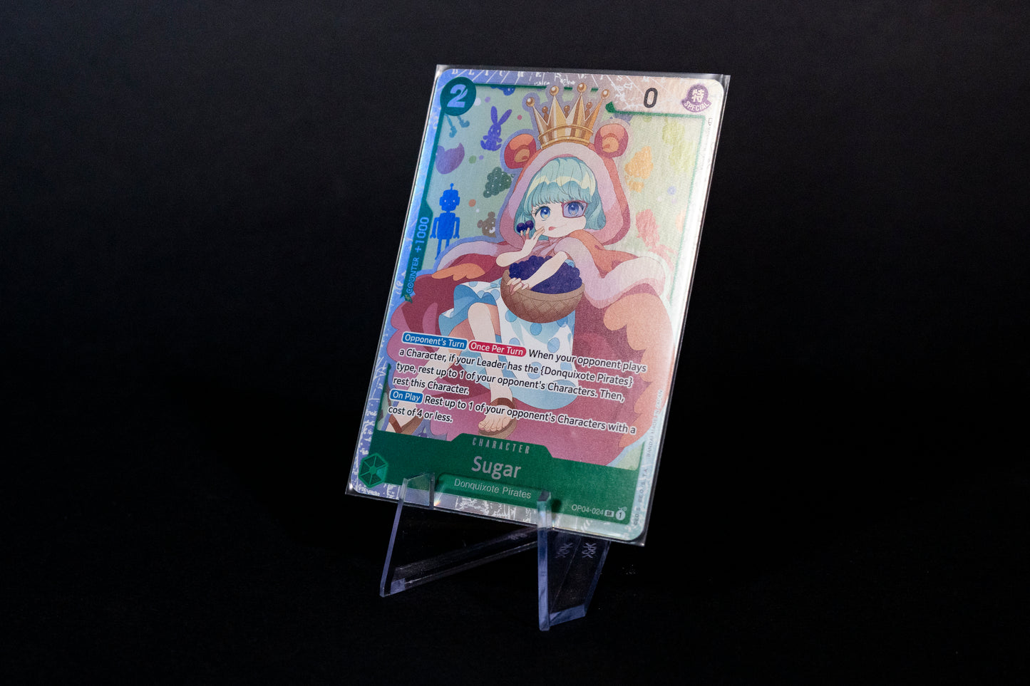 OP04-024, Sugar, One Piece, Kingdoms of Intrigue, Super Rare, Ungraded, English