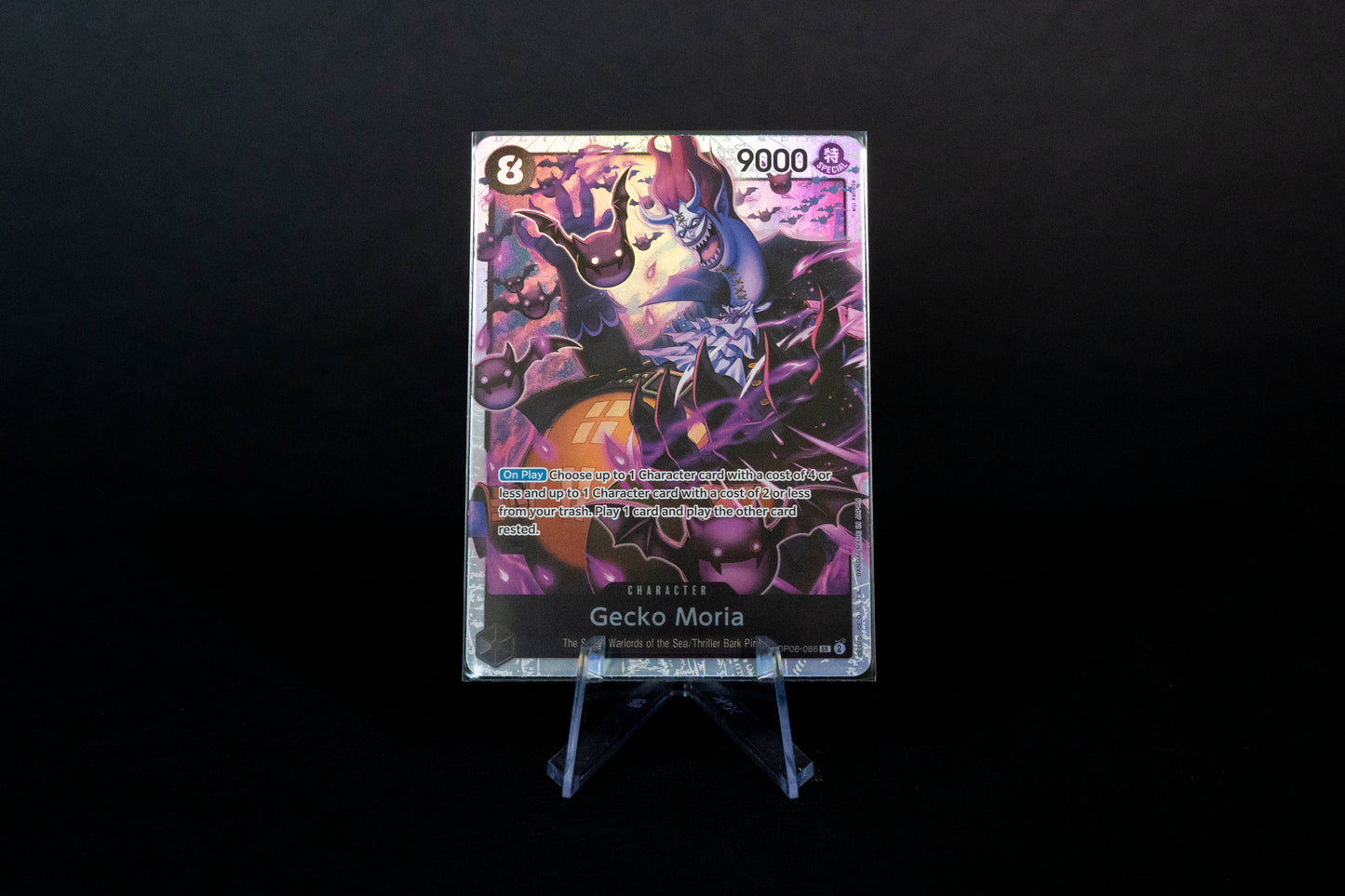 OP06-086, Gecko Moria, One Piece, Wings of the Captain, Super Rare, Ungraded, English