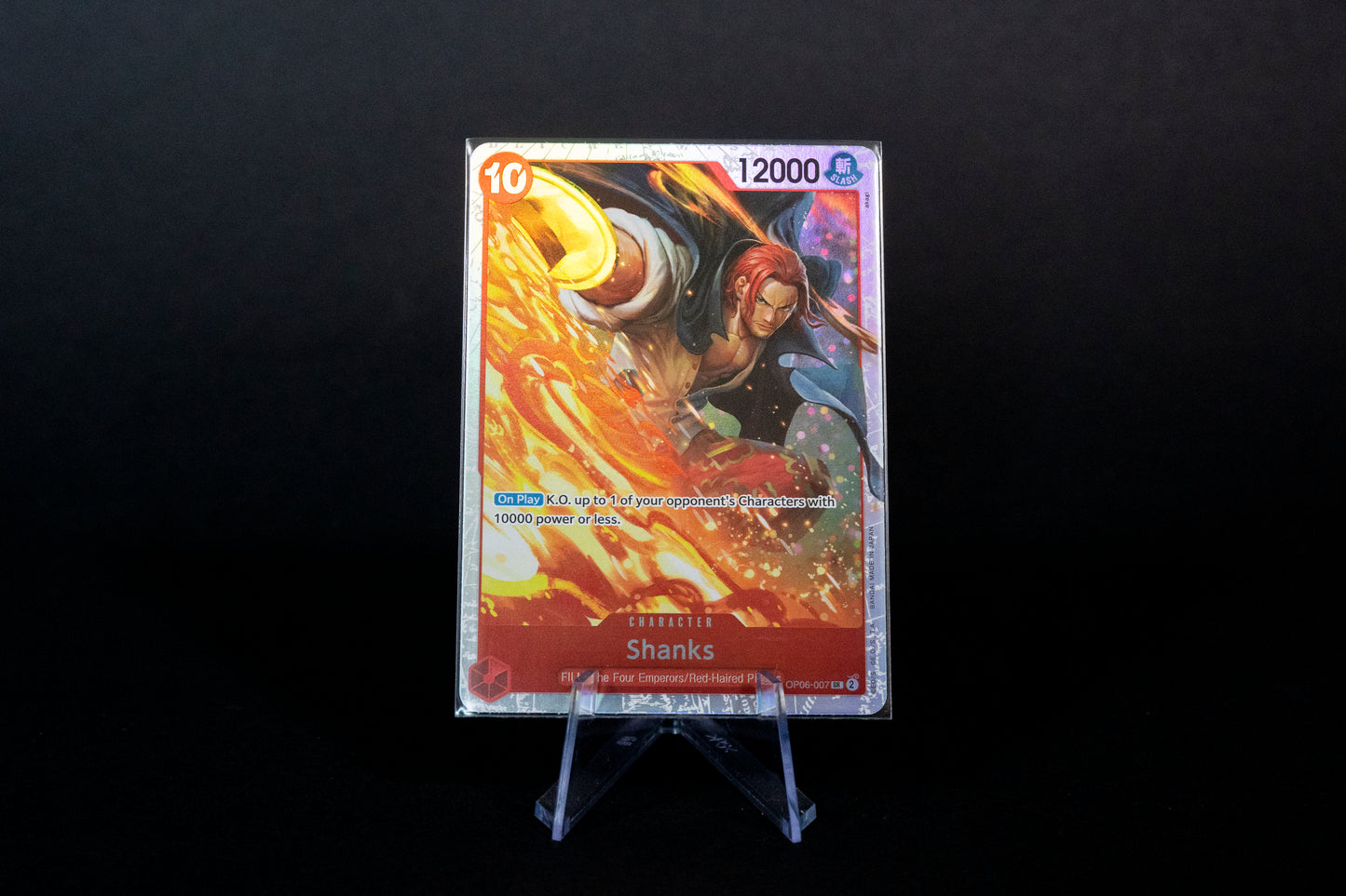 OP06-007, Shanks, One Piece, Wings of the Captain, Super Rare, Ungraded, English