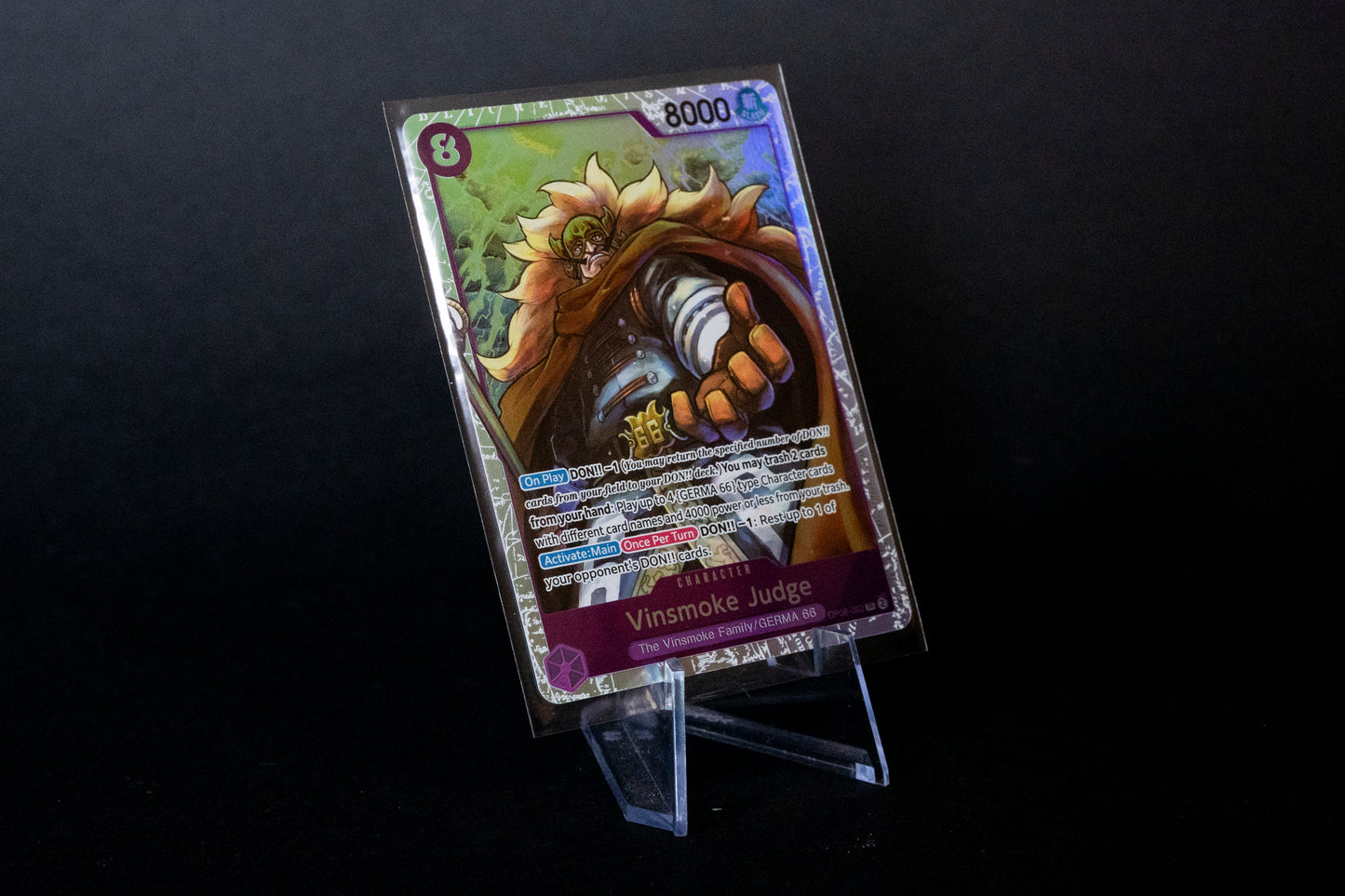 OP06-062, Vinsmoke Judge, One Piece, Wings of the Captain, Super Rare, Ungraded, English