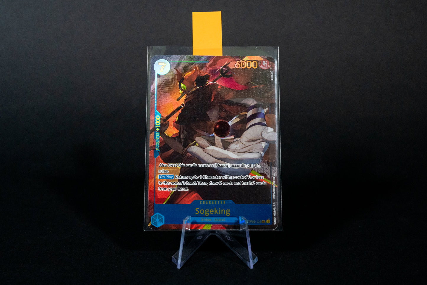 OP03-122, Sogeking, One Piece, Pillars of Strength, Secret Rare Alternative Art, Ungraded, English