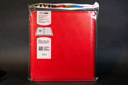 Ultra Pro - 12 Pocket Zippered Pro Binder - Red