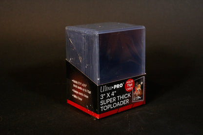 Ultra Pro - 3"x4" Super Thick Toploaders - Clear