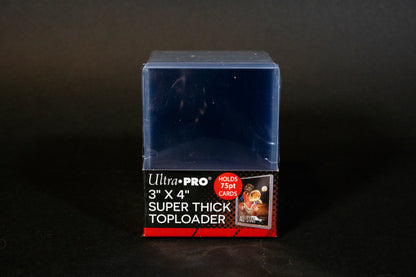 Ultra Pro - 3"x4" Super Thick Toploaders - Clear