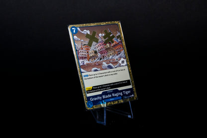 OP06-058, Gravity Blade Raging Tiger, One Piece, Wings of the Captain, Rare, Ungraded, English