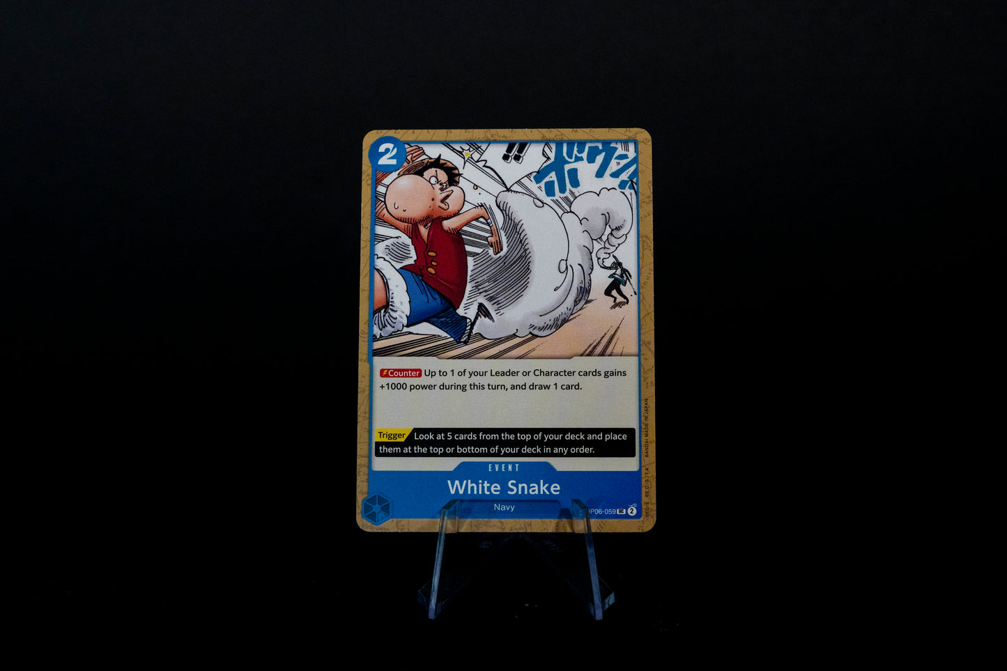 OP06-059, White Snake, One Piece, Wings of the Captain, Uncommon, Ungraded, English