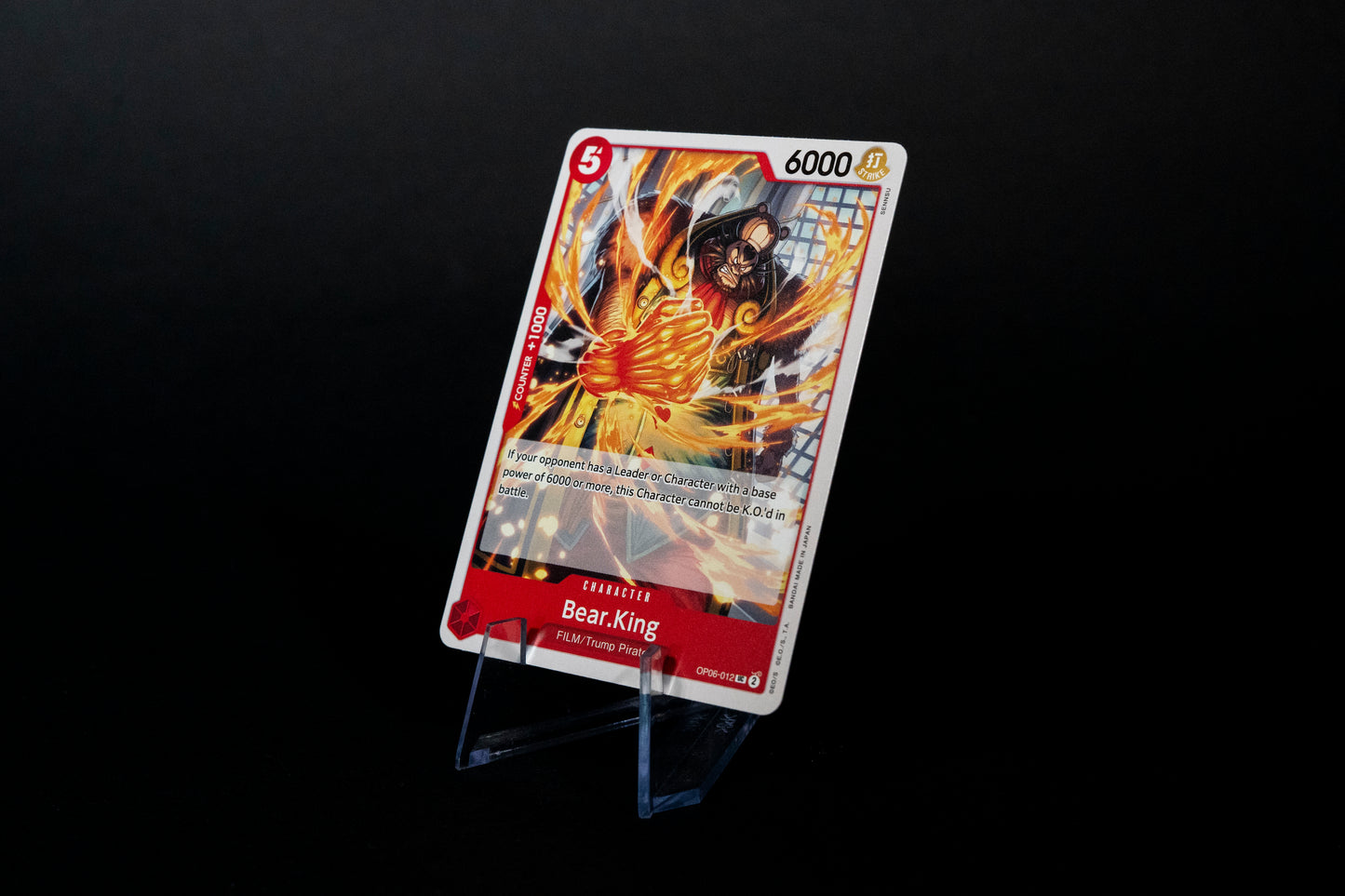 OP06-012, Bear.King, One Piece, Wings of the Captain, Uncommon, Ungraded, English