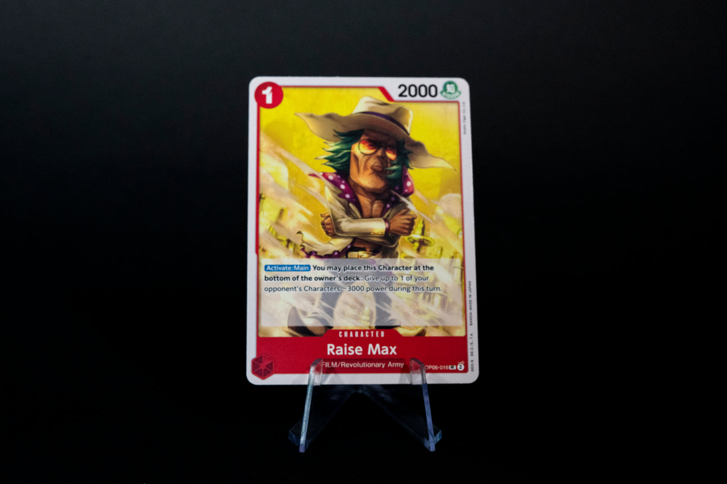 OP06-016, Raise Max, One Piece, Wings of the Captain, Uncommon, Ungraded, English