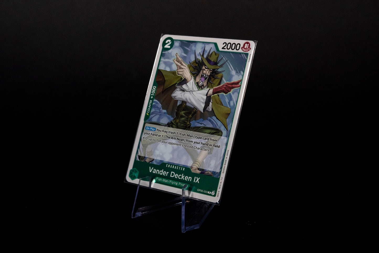 OP06-033, Vander Decken IX, One Piece, Wings of the Captain, Rare, Ungraded, English