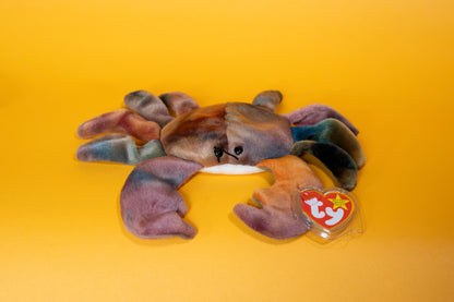 Claude (Crab) - TY Beanie Babies - Tag in Protector - Excellent Condition