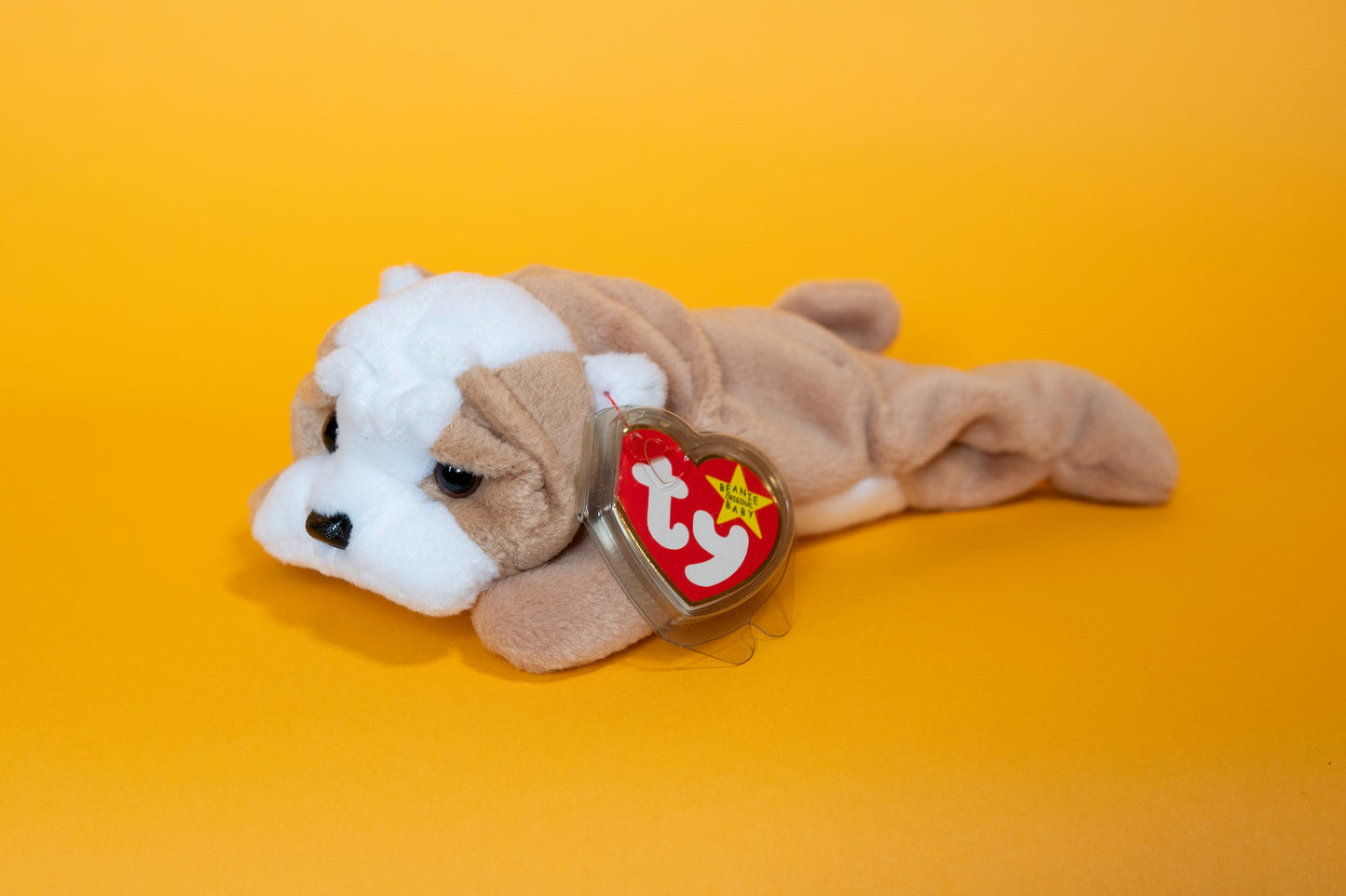 Wrinkles (Dog) - TY Beanie Babies - Tag in Protector - Excellent Condition