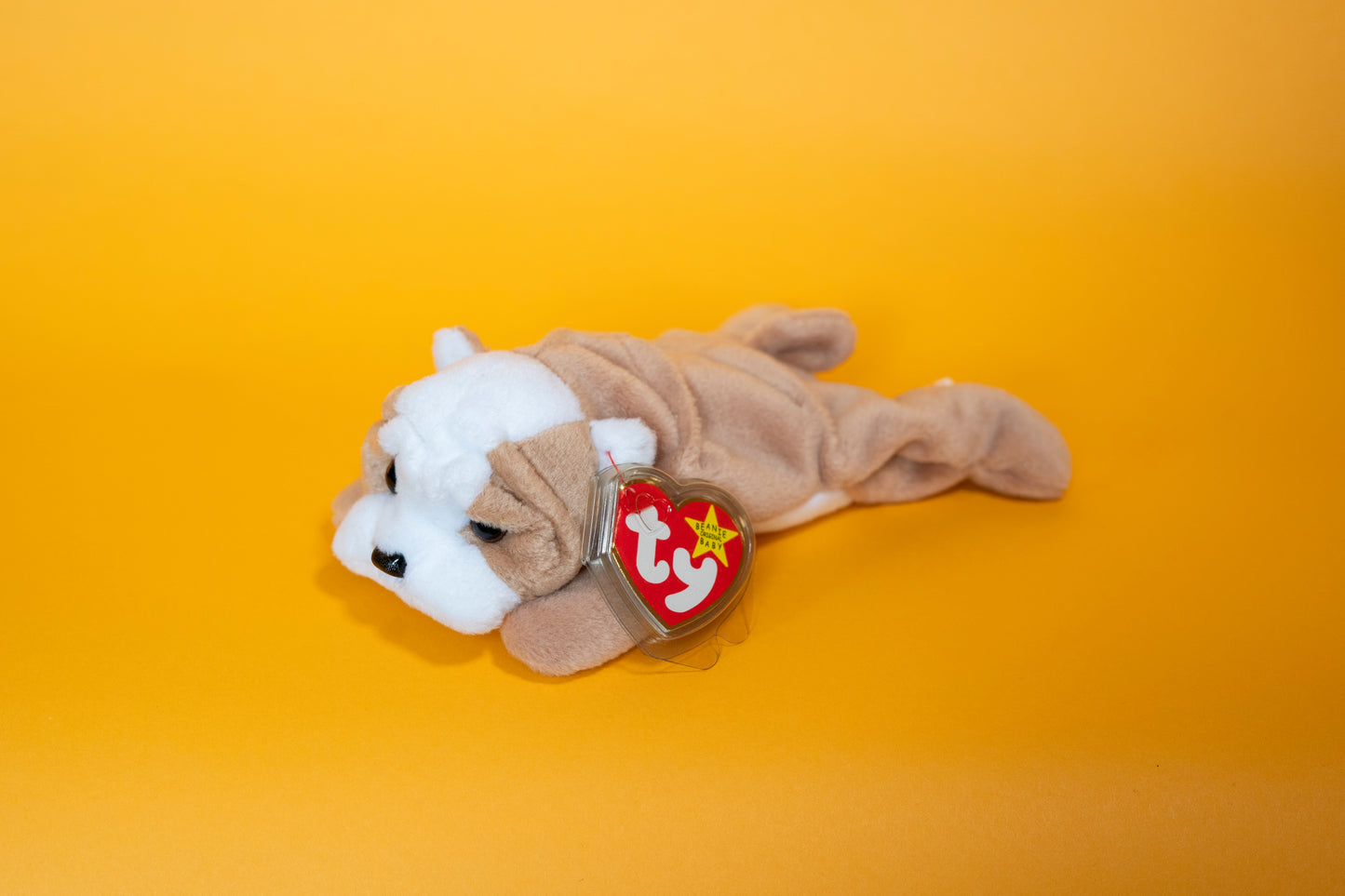 Wrinkles (Dog) - TY Beanie Babies - Tag in Protector - Excellent Condition