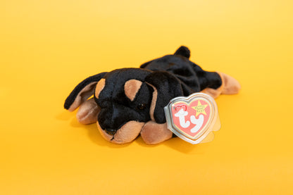 Doby (Doberman, Dog) - TY Beanie Babies - Tag in Protector - Excellent Condition