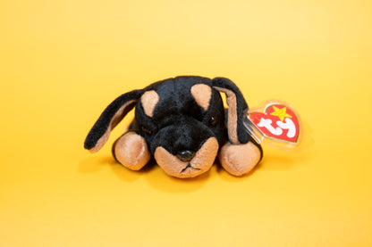 Doby (Doberman, Dog) - TY Beanie Babies - Tag in Protector - Excellent Condition