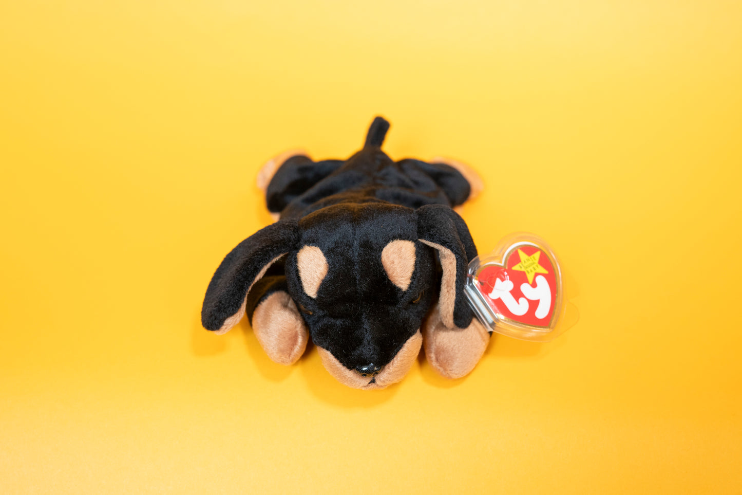 Doby (Doberman, Dog) - TY Beanie Babies - Tag in Protector - Excellent Condition