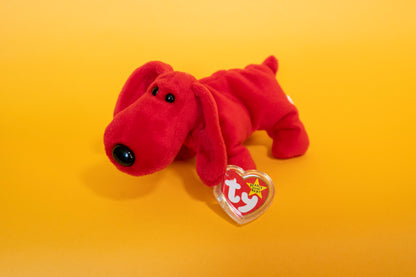 Rover (Dog) - TY Beanie Babies - PVC Pellets - Tag in Protector - Excellent Condition