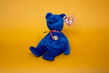 Clubby (Bear) - TY Beanie Babies - Tag in Protector - Excellent Condition