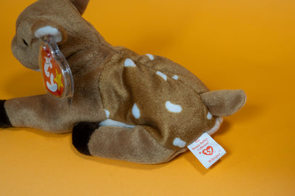 Whisper (Deer) - TY Beanie Babies - Tag in Protector - Excellent Condition