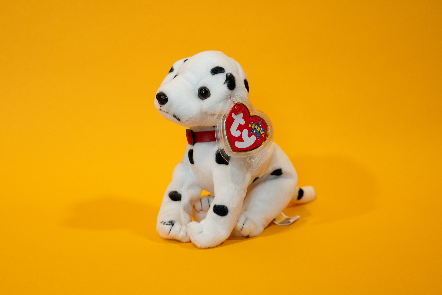 Rescue (9/11 Dalmatian Service Dog - RIGHT Leg Flag) - TY Beanie Babies - Tag in Protector - Excellent Condition