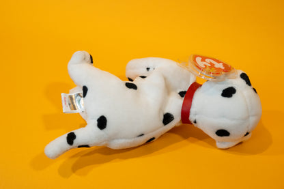 Rescue (9/11 Dalmatian Service Dog - RIGHT Leg Flag) - TY Beanie Babies - Tag in Protector - Excellent Condition