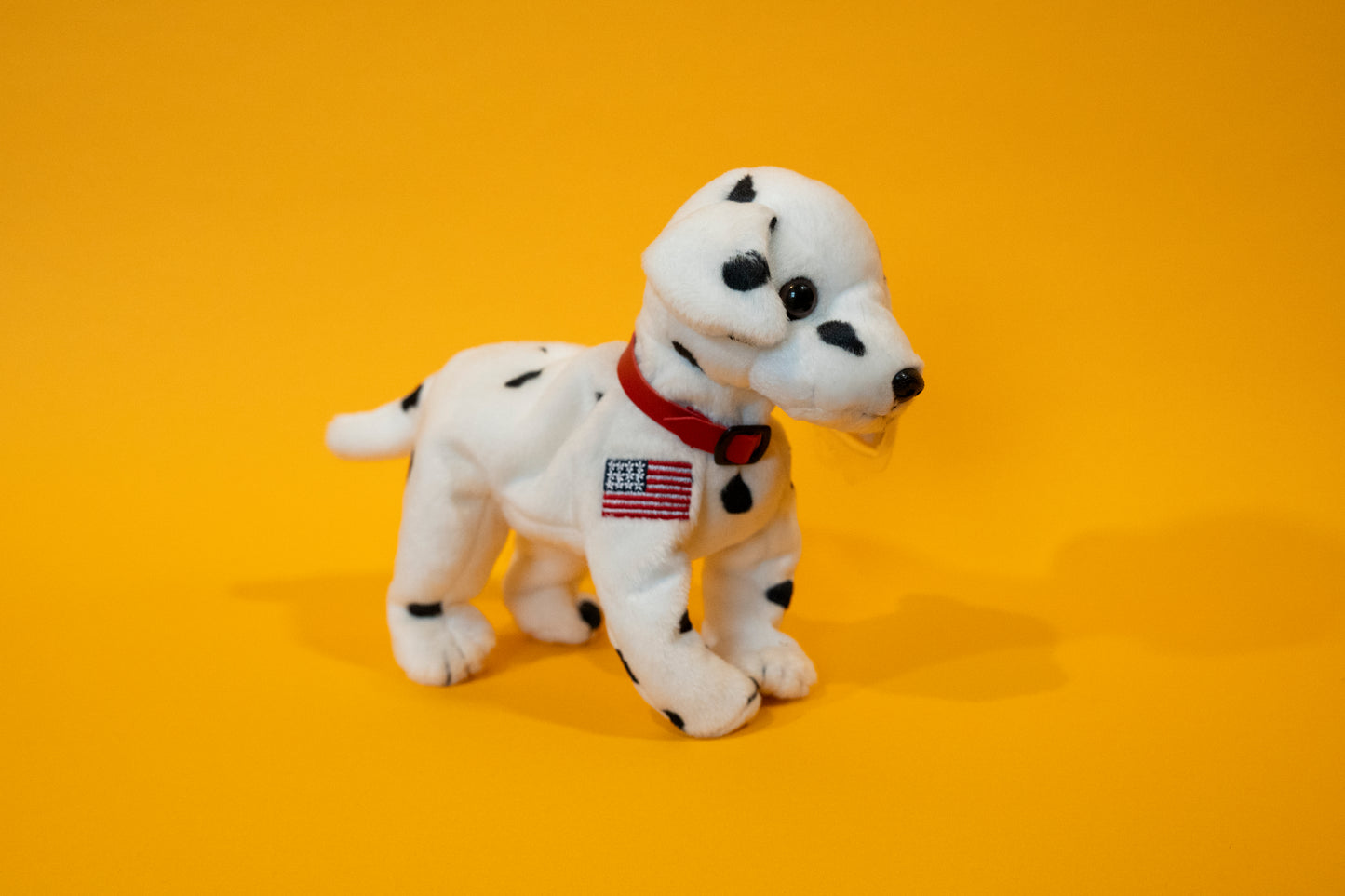 Rescue (9/11 Dalmatian Service Dog - RIGHT Leg Flag) - TY Beanie Babies - Tag in Protector - Excellent Condition