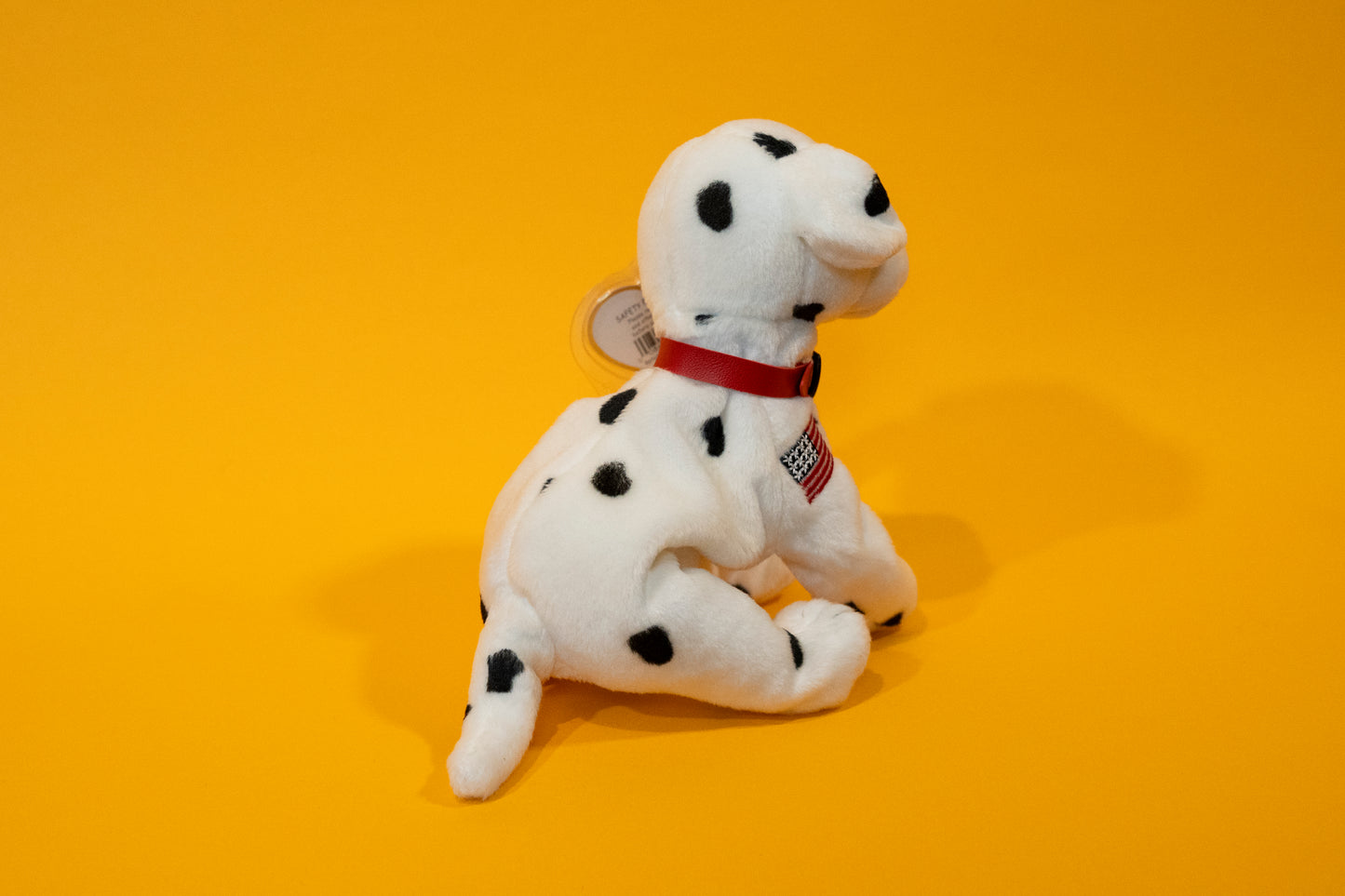 Rescue (9/11 Dalmatian Service Dog - RIGHT Leg Flag) - TY Beanie Babies - Tag in Protector - Excellent Condition