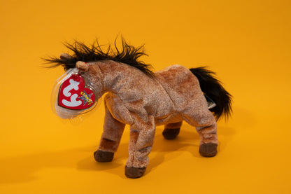 Oats (Horse) - TY Beanie Babies - Tag in Protector - Excellent Condition