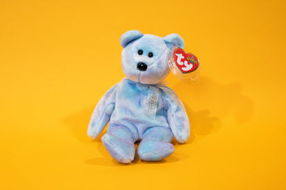 Issy (Four Seasons Hotel Shanghai Bear) - TY Beanie Babies - Tag in Protector - Excellent Condition