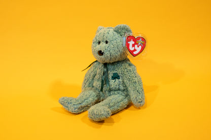 Shamrock (Bear) - TY Beanie Babies - Tag in Protector - Excellent Condition