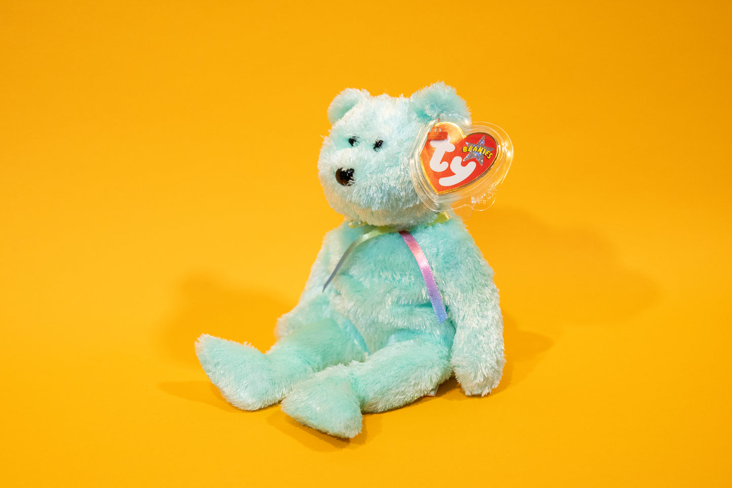 Sherbet (Teddy Bear) - TY Beanie Babies - Tag in Protector - Excellent Condition