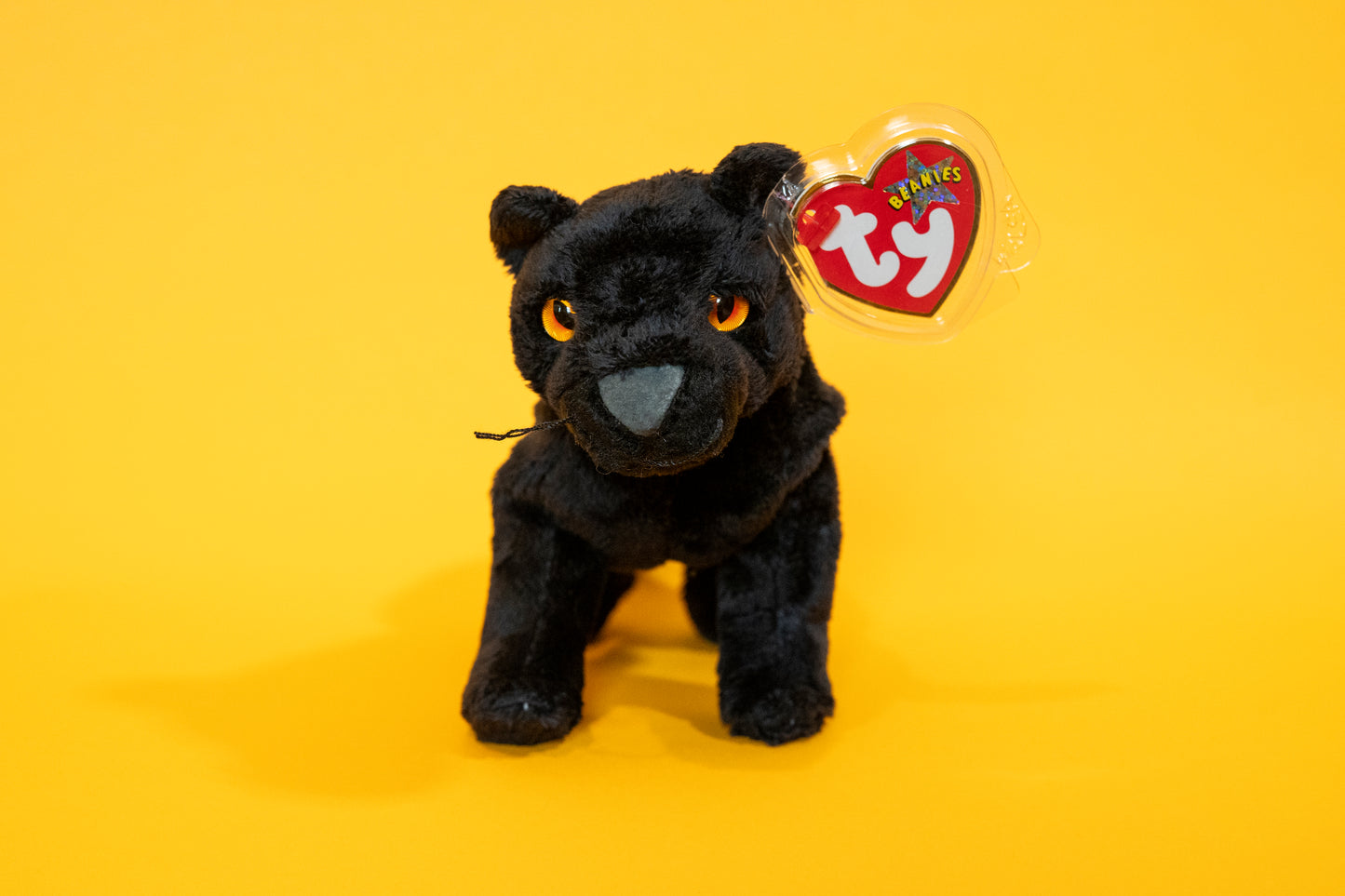 Midnight (Panther Cat) - TY Beanie Babies - Tag in Protector - Excellent Condition