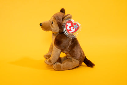 Courage (9/11 German Shepherd Service Dog - Right Leg Flag - TY Beanie Babies - Tag in Protector - Excellent Condition