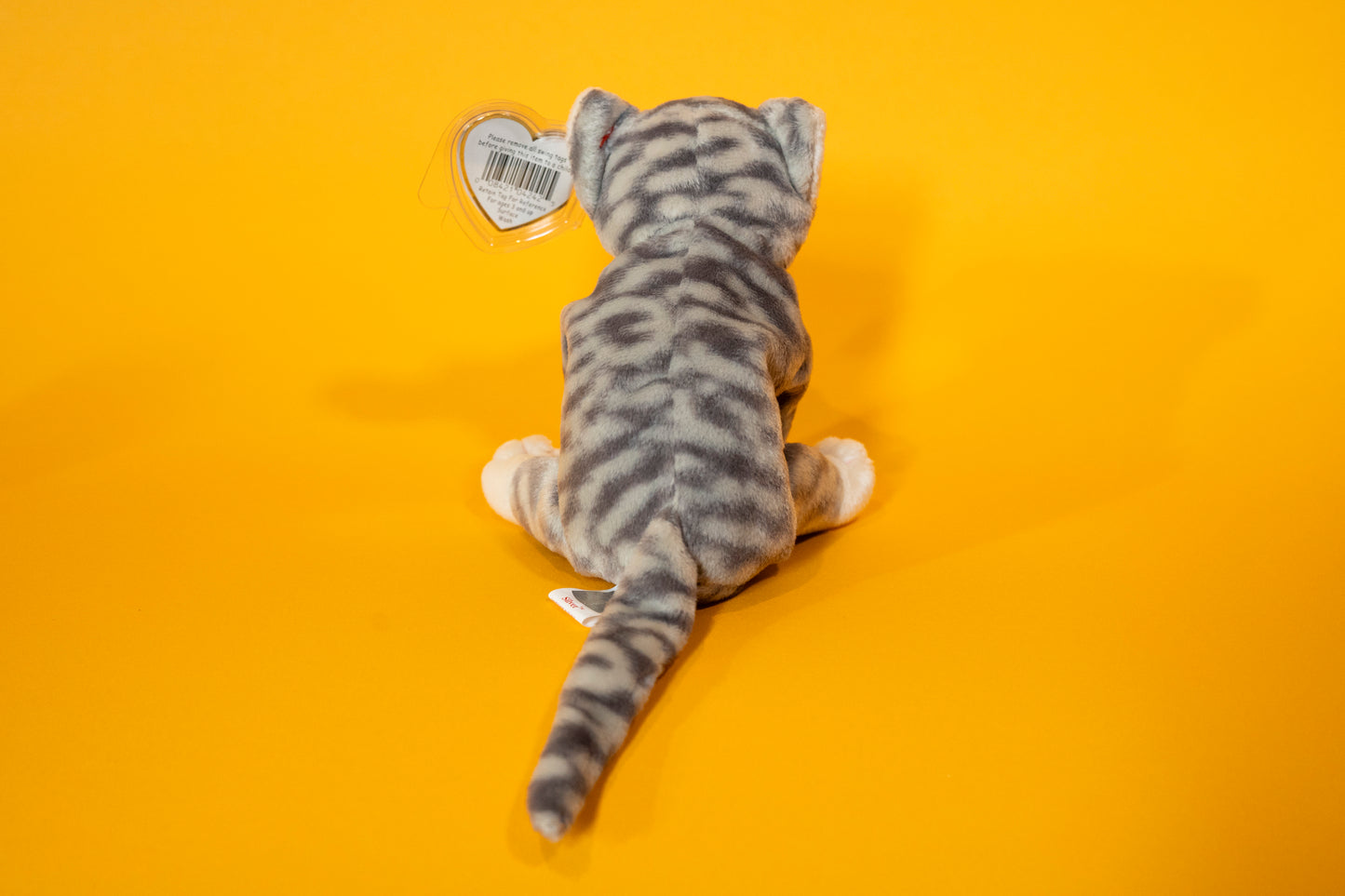 Silver (Cat) - TY Beanie Babies - Tag in Protector - Excellent Condition