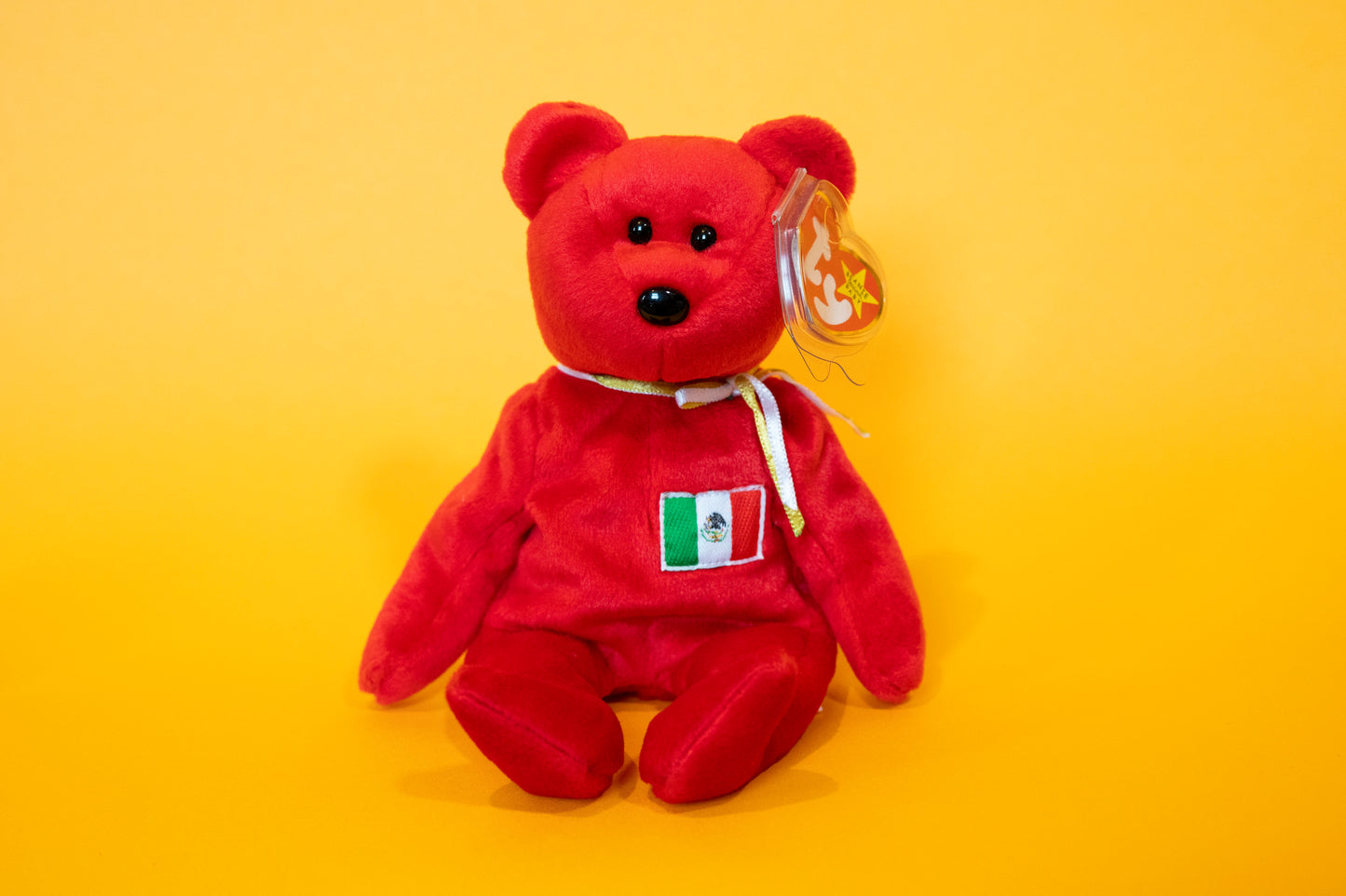 Osito (Mexican Bear) - TY Beanie Babies - Tag in Protector - Excellent Condition