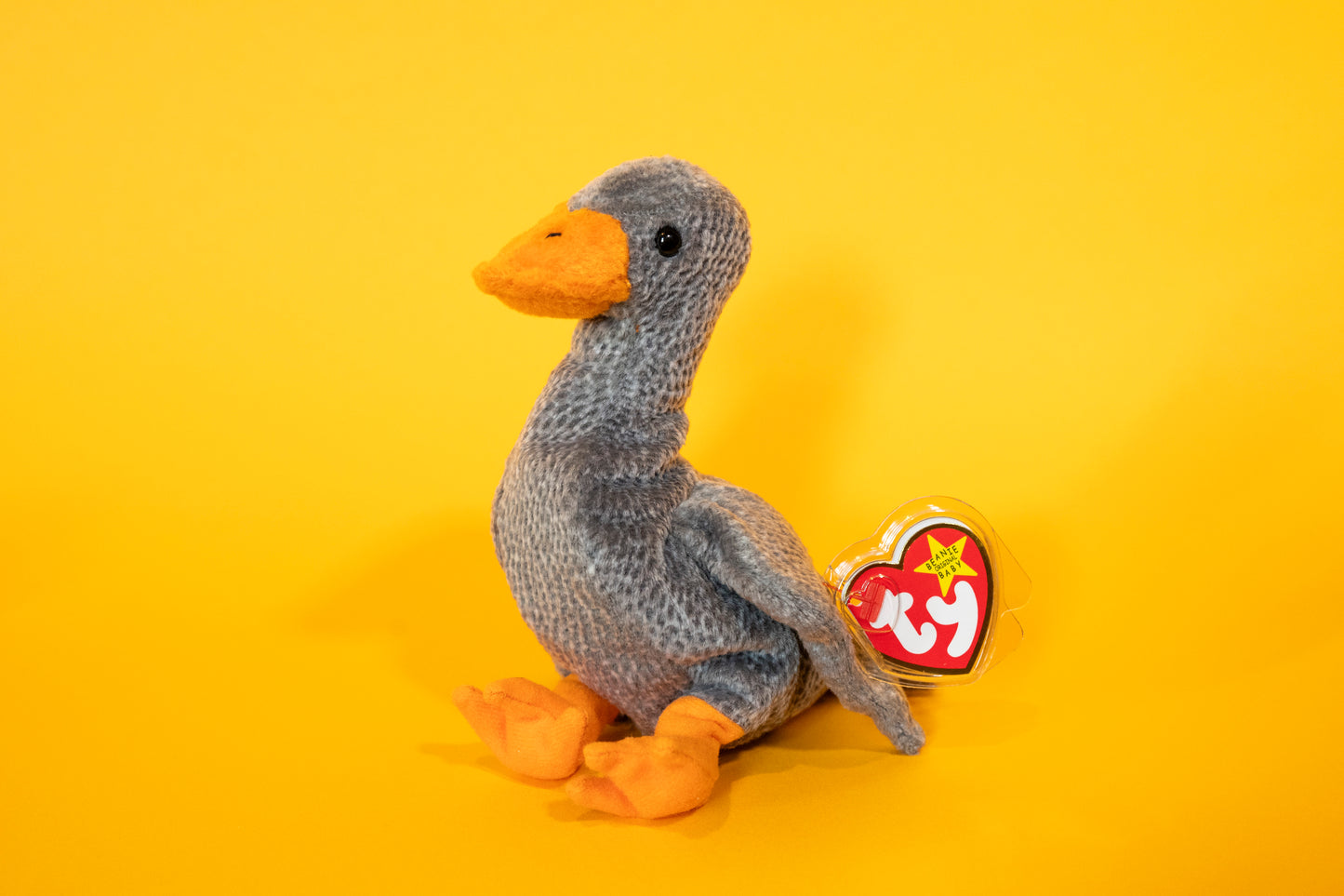 Honks (Goose - Bird) - TY Beanie Babies - Tag in Protector - Excellent Condition