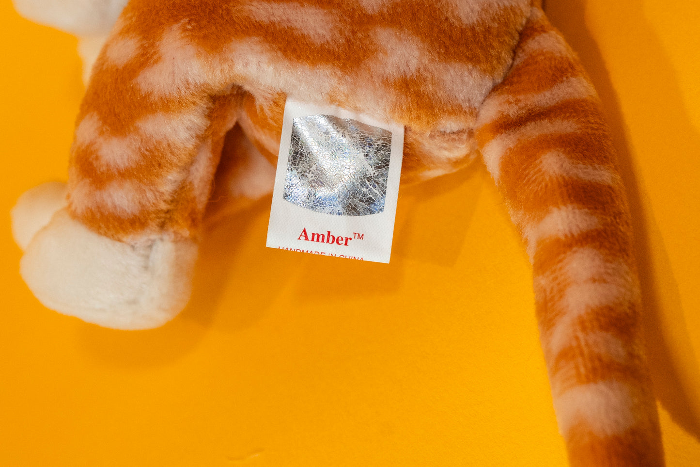 Amber (Cat) - TY Beanie Babies - Tag in Protector - Excellent Condition