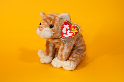 Amber (Cat) - TY Beanie Babies - Tag in Protector - Excellent Condition